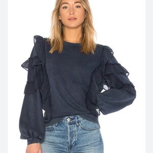 Tularosa Cat Ruffle Sweater